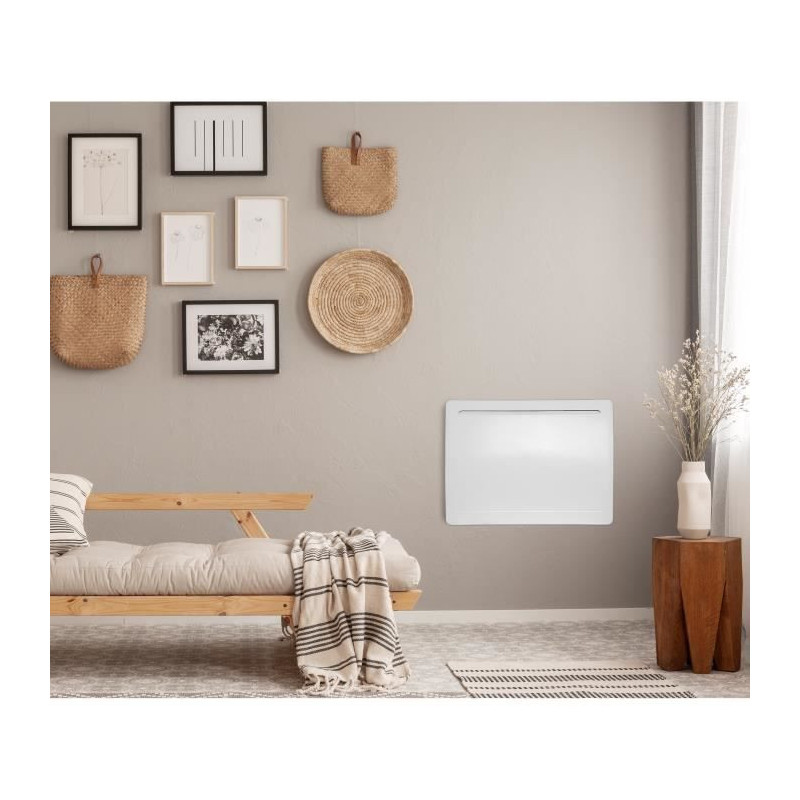 Fixed electric radiator with dry ceramic inertia 1000W OCEANIC Rubis -