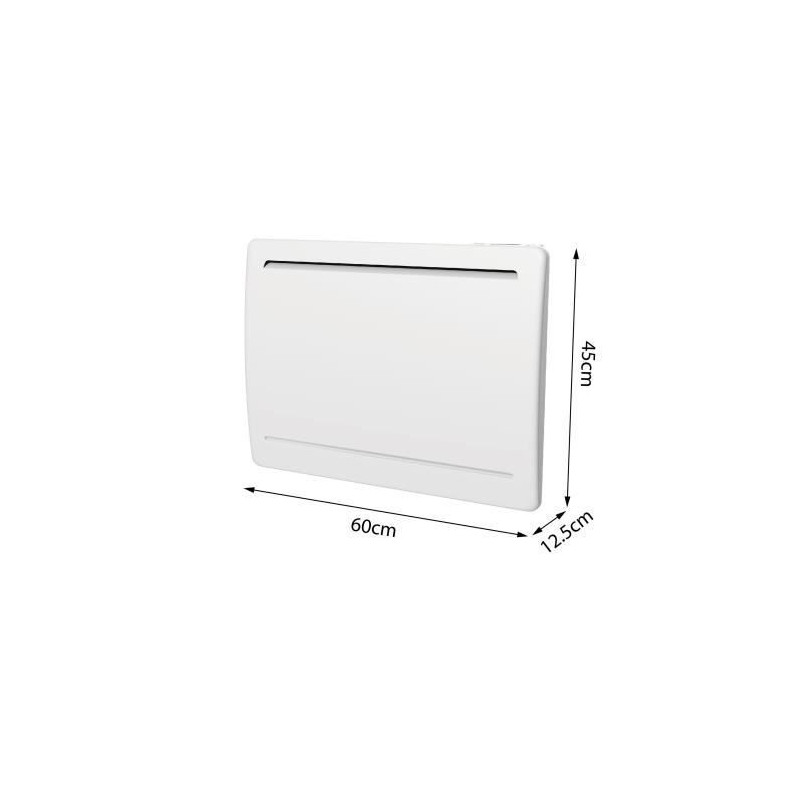 Fixed electric radiator with dry ceramic inertia 1000W OCEANIC Rubis -