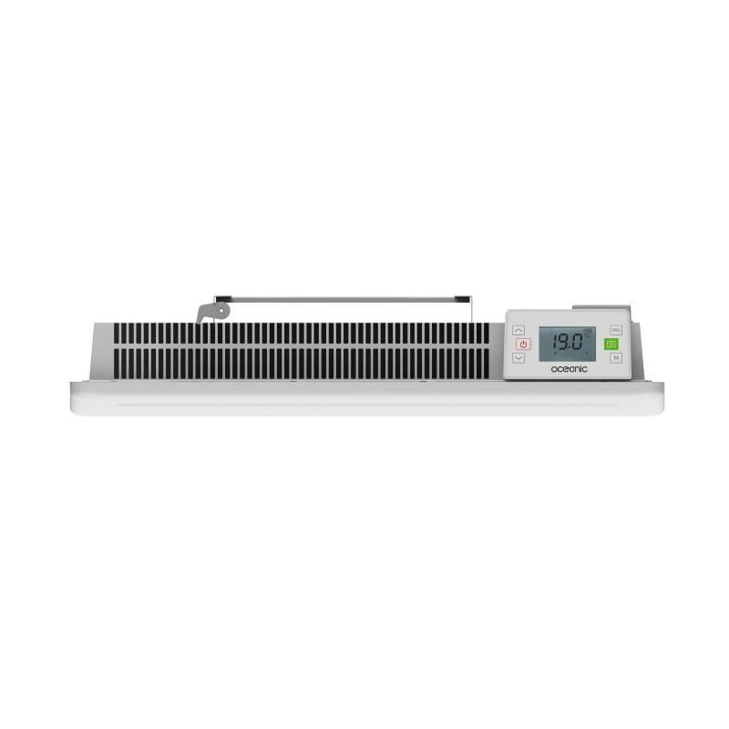 Fixed electric radiator with dry ceramic inertia 1000W OCEANIC Rubis -