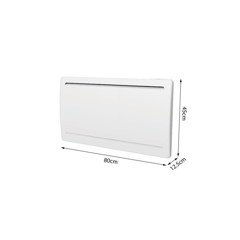 Fixed electric radiator with dry ceramic inertia 1500W OCEANIC Rubis -