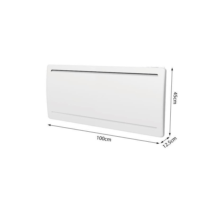 Fixed electric radiator with inertia Ceramic drying 2000W Oceanic Rubi