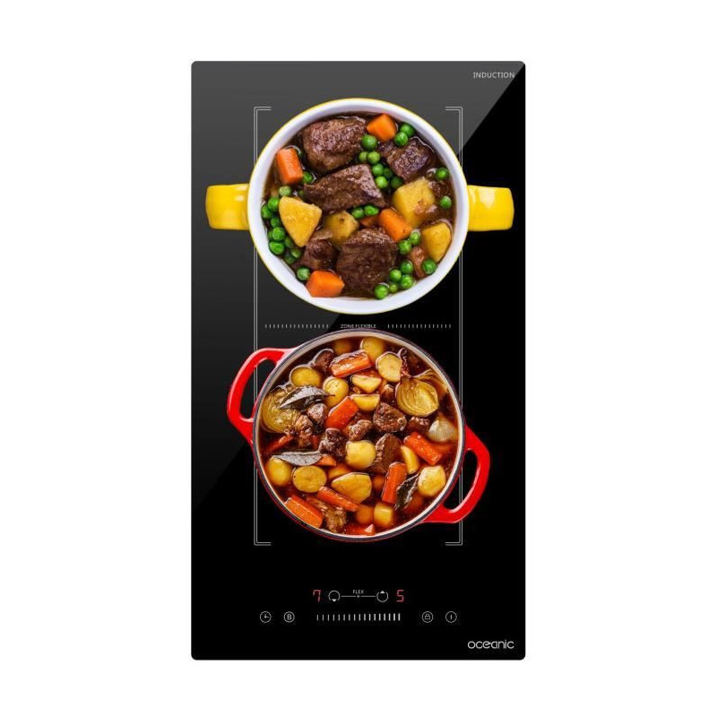 Built-in induction domino - OCEANIC - OCEATI2Z2BF - Flex 2 burners - 3