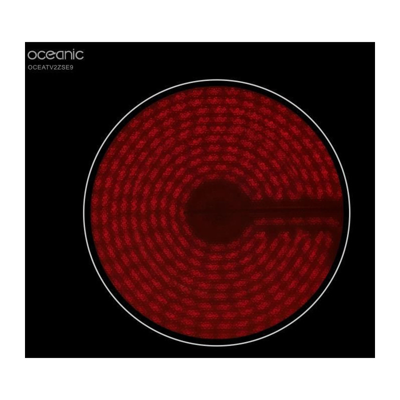 Oceanic ceramic hob Oceanic 2 fireplaces L52 x P29 cm Oceatv2zse9