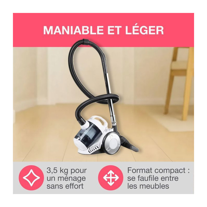 Bag vacuum cleaner without bag VC10wbax2 oceanic