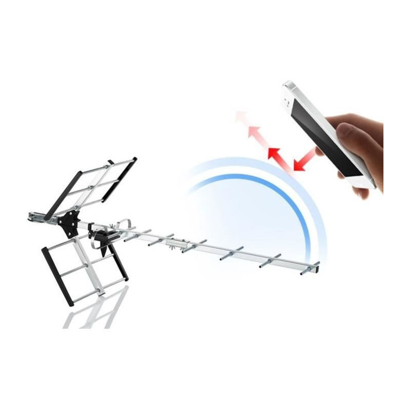 ONE FOR ALL SV9354 - Outdoor HD TV Antenna, Full HD, 4G Filter - Gray