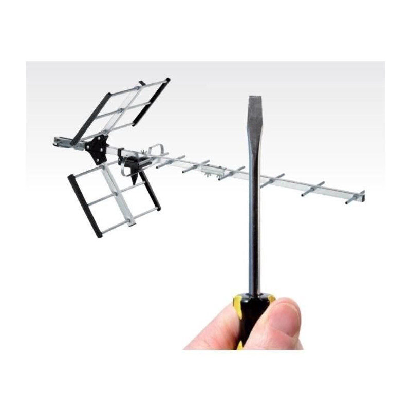 ONE FOR ALL SV9354 - Outdoor HD TV Antenna, Full HD, 4G Filter - Gray