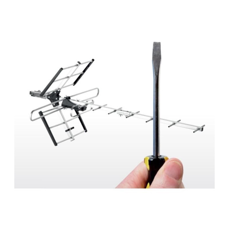 ONE FOR ALL SV9357 - Outdoor TV Antenna, Full HD, 4G Filter - Easy Mou