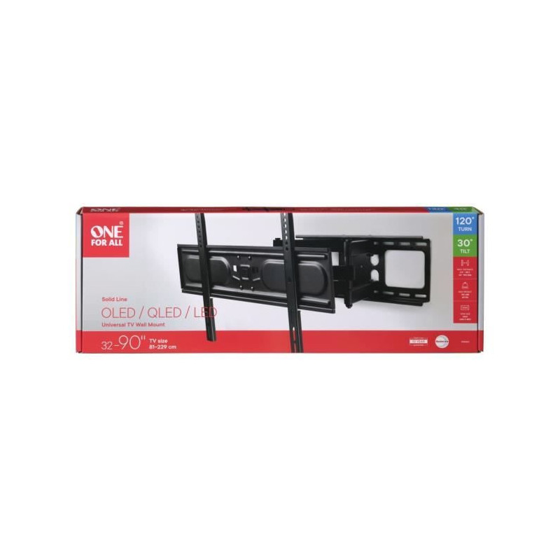 ONE FOR ALL WM4661 Tilt and Swivel Wall Mount for 81 to 213 cm (32 to