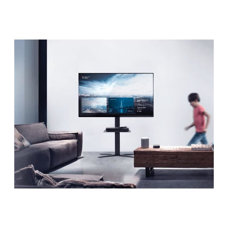 ONE FOR ALL - TV stand 32-70 with shelf Solid Range - Tilt 15° & Swiv