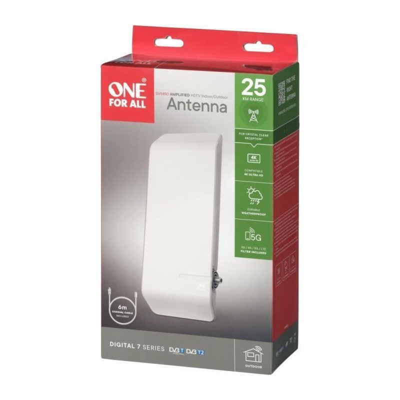 Full HD one for all, 5g filter antenna, high quality plastic amplified