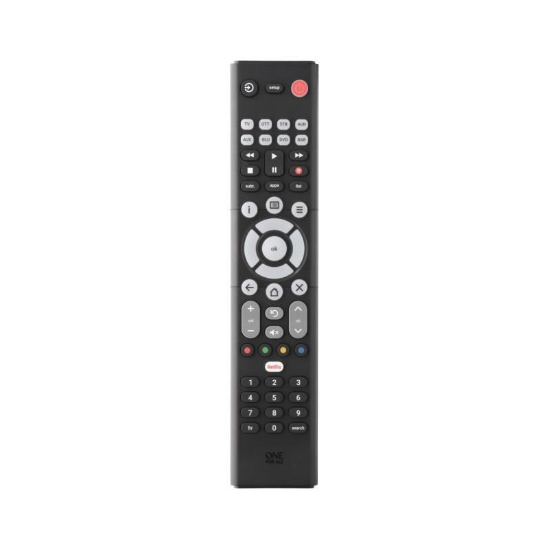 ONE FOR ALL universal remote control - URC1282 – Essence Basic 8in1