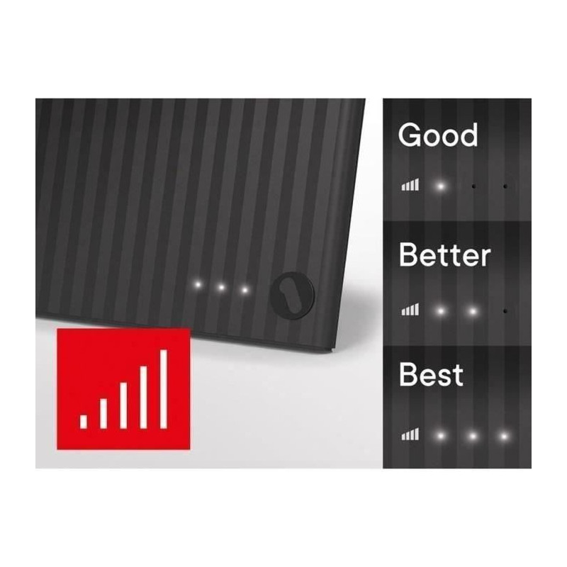Amplified indoor antenna - ONE FOR ALL - With 25 km reception range -