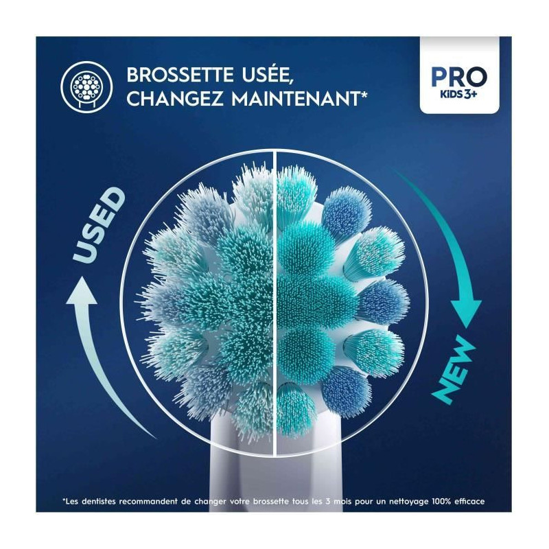 Oral B VITALITY Pro Kids Frozen Electric Toothbrush + Case