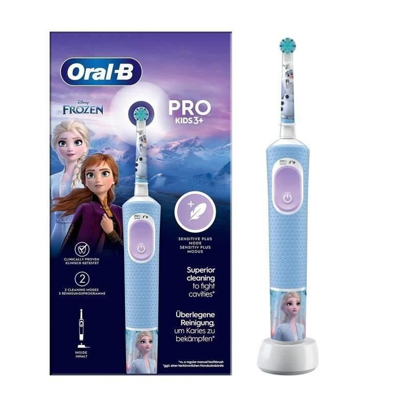 Oral-B Pro Kids Electric Toothbrush 1 Frozen Handle, 1 Brush Head, Age