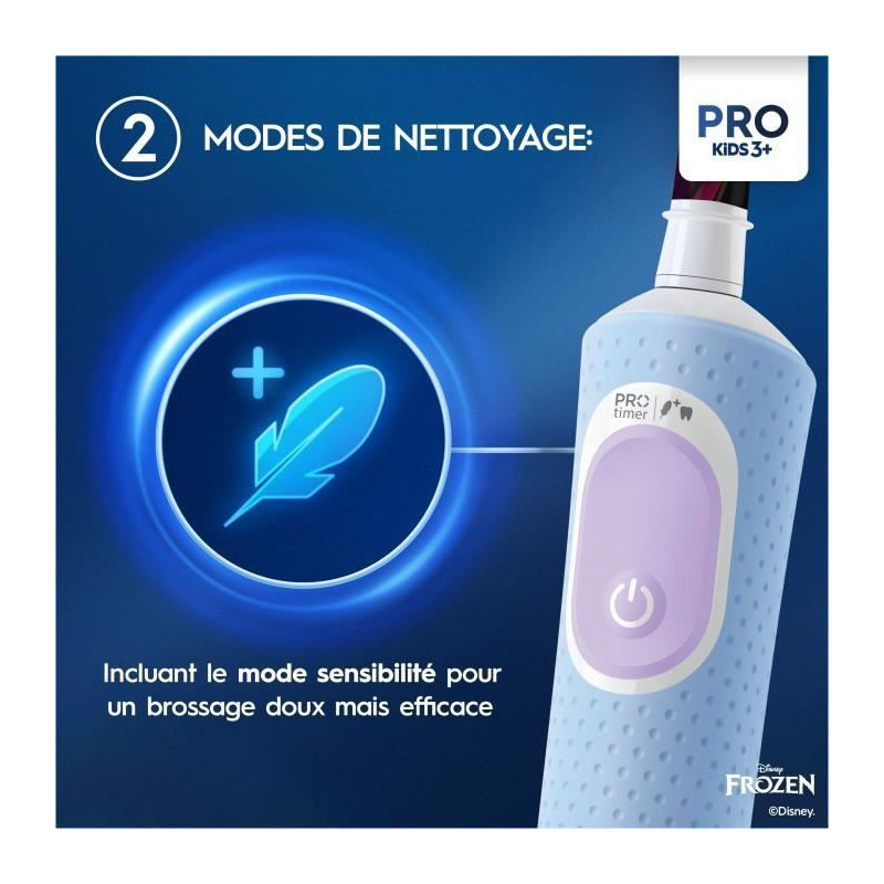Oral-B Pro Kids Electric Toothbrush 1 Frozen Handle, 1 Brush Head, Age