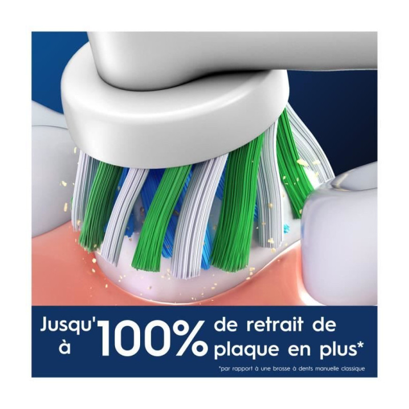 Oral-B Pro Cross Action Toothbrush Heads, Pack of 3 Units