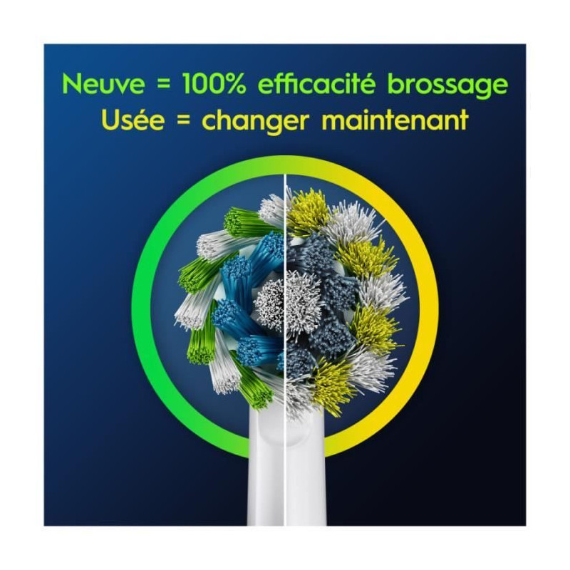 Oral-B Pro Cross Action Toothbrush Heads, Pack of 3 Units