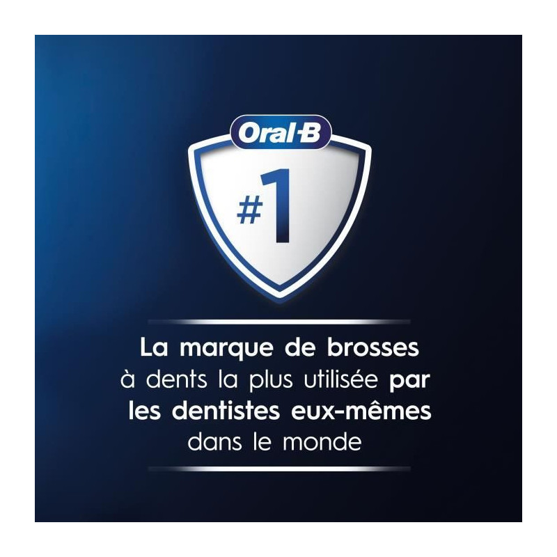 Electric toothbrush - ORAL-B Pro 1 - Sensitive Clean - Blue