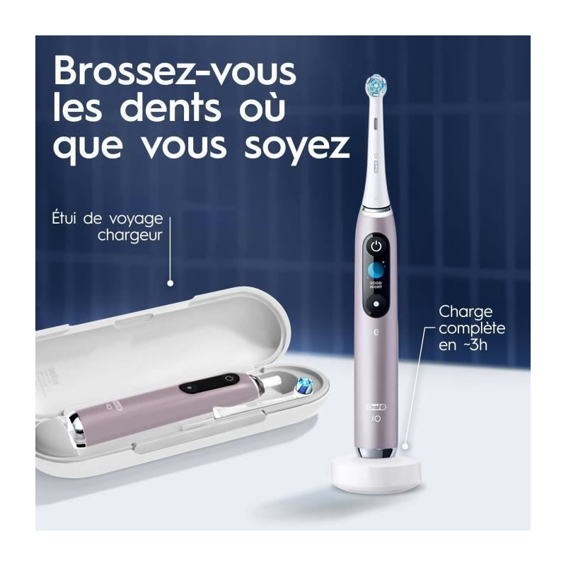 Toothbrushes - ORAL-B - iO9s Series - Rose Quartz (+1 refill) - Electr