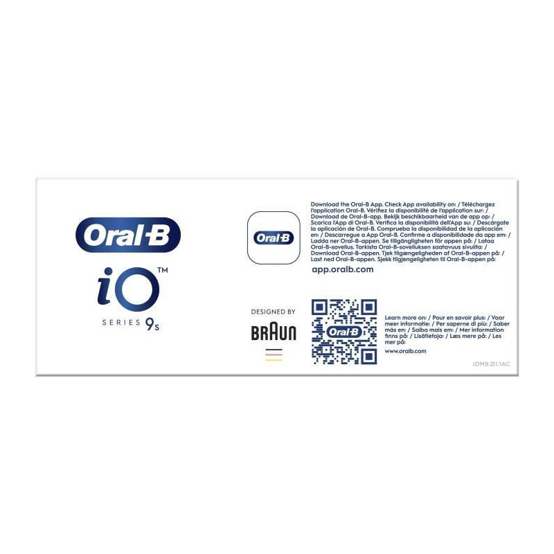 Toothbrushes - ORAL-B - iO9s Series - Rose Quartz (+1 refill) - Electr