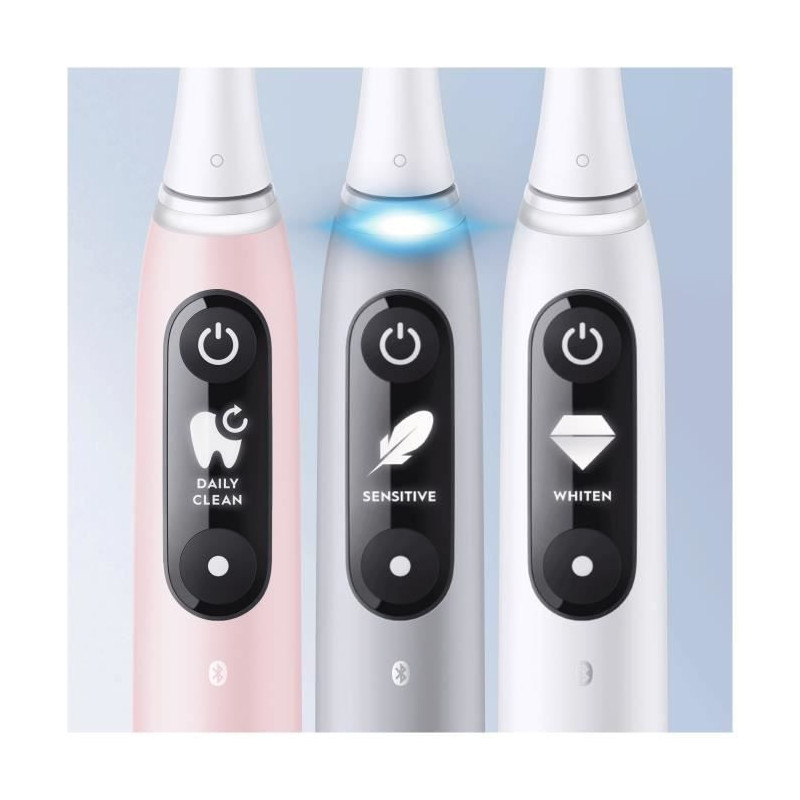 Oral-B iO 6S Gray Bluetooth Connected Electric Toothbrush, 2 Brush Hea