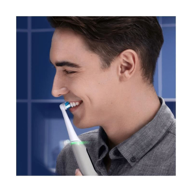 Oral-B iO 6S Gray Bluetooth Connected Electric Toothbrush, 2 Brush Hea