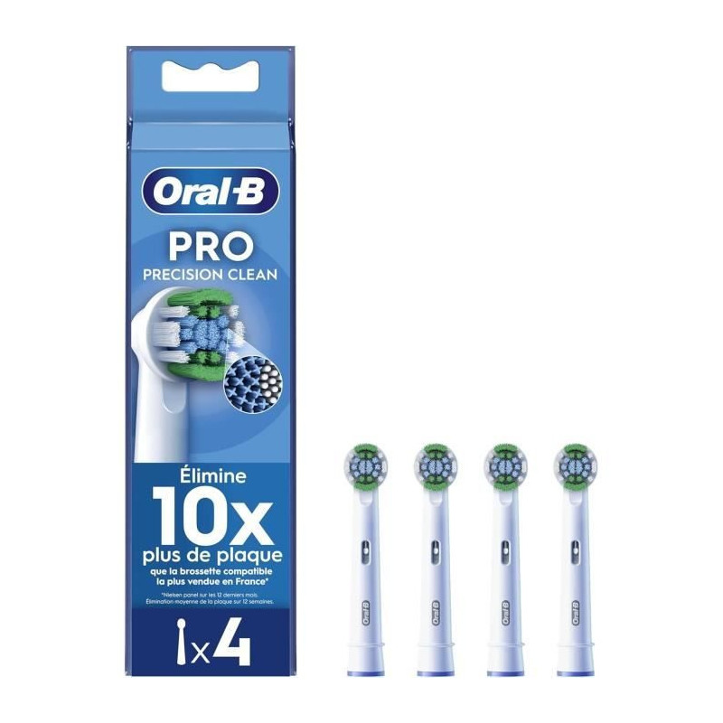 Oral-B Pro Precision Clean Toothbrush Heads, Pack of 4 Units