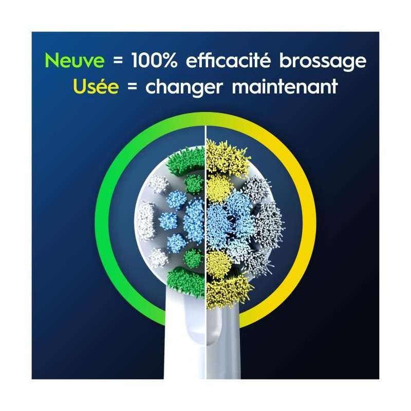 Oral-B Pro Precision Clean Toothbrush Heads, Pack of 4 Units