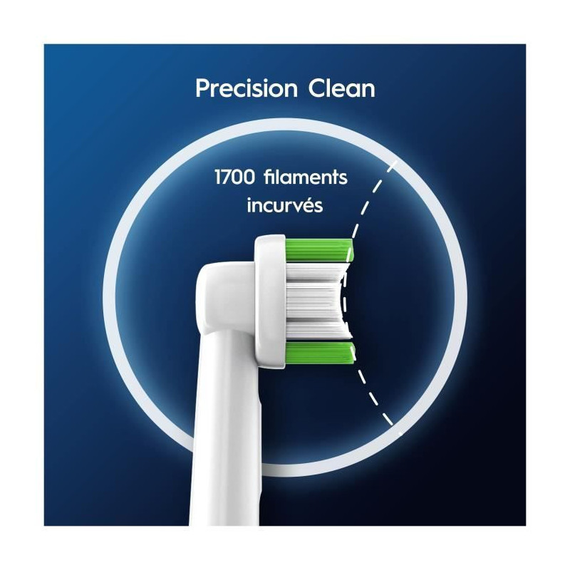 Oral-B Pro Precision Clean Toothbrush Heads, Pack of 4 Units