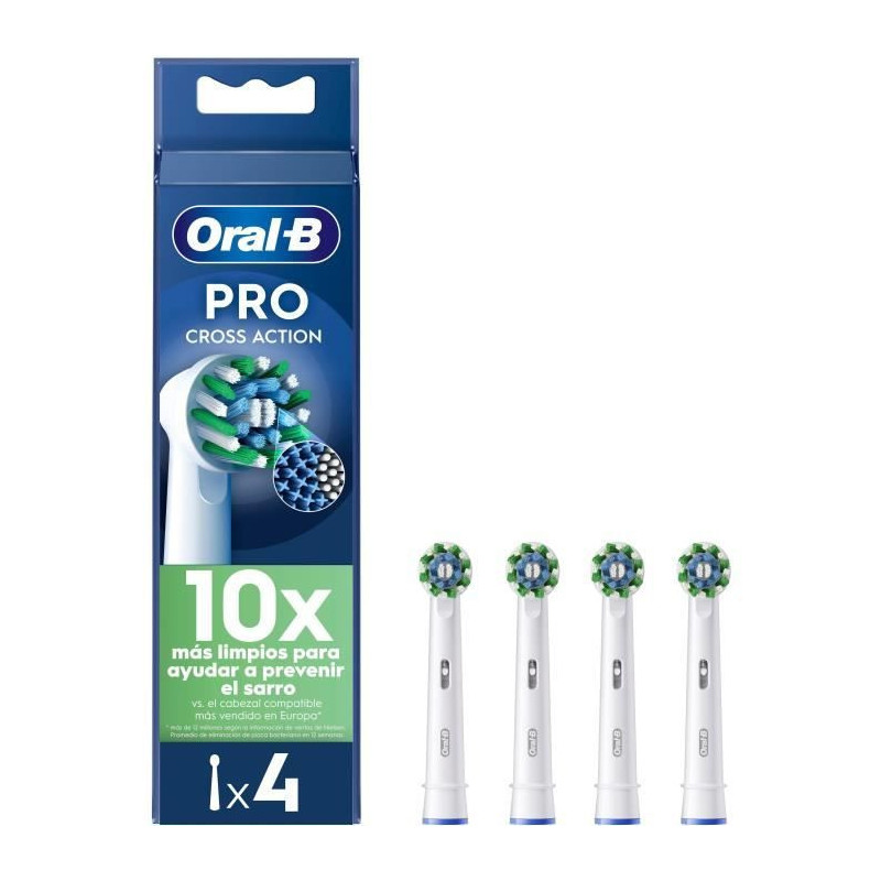 Brushes - ORAL-B - Pro Cross Action - For toothbrush - 4 units