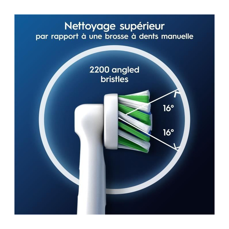 Brushes - ORAL-B - Pro Cross Action - For toothbrush - 4 units