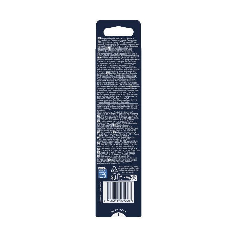 Toothbrush refills - ORAL B - iO - x4 Gentle White Care