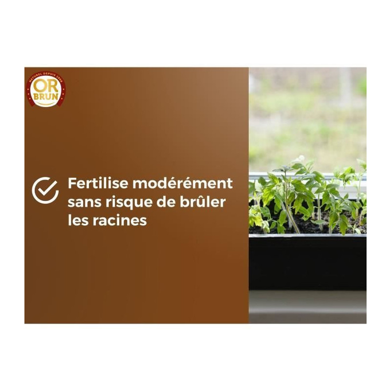 Seed Soil - BROWN GOLD - OBRTSEM6U - 6L - Improves Drainage - Optimal