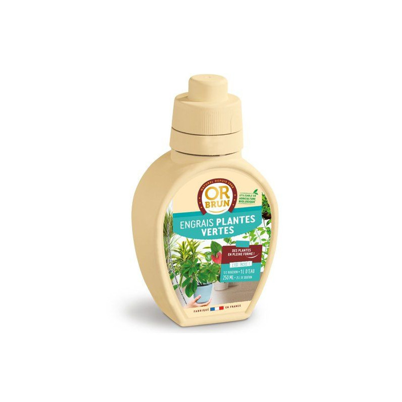 OR BRUN Fertilizer indoor / green plants 250 ml