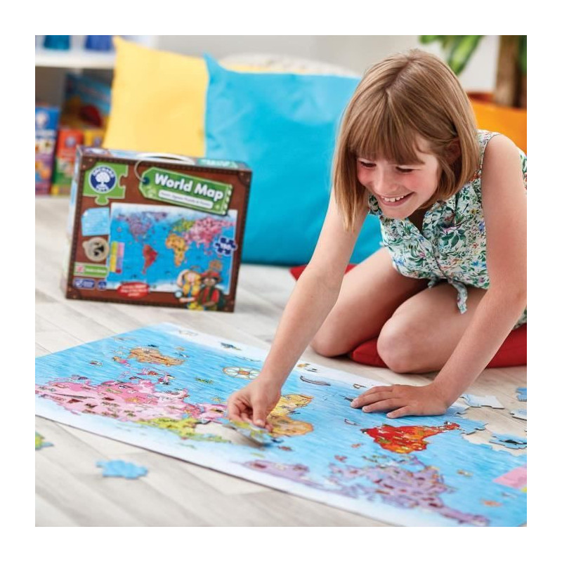 World Map - Puzzle - ORCHARD