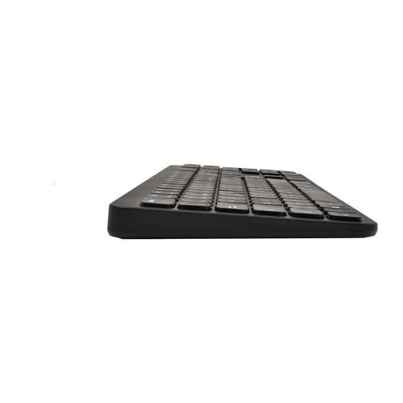 Wireless black keyboard mouse pack SLIM
