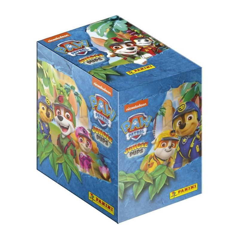 Box of 36 pockets - PANINI - Paw Patrol Jungle Mission - 180 stickers