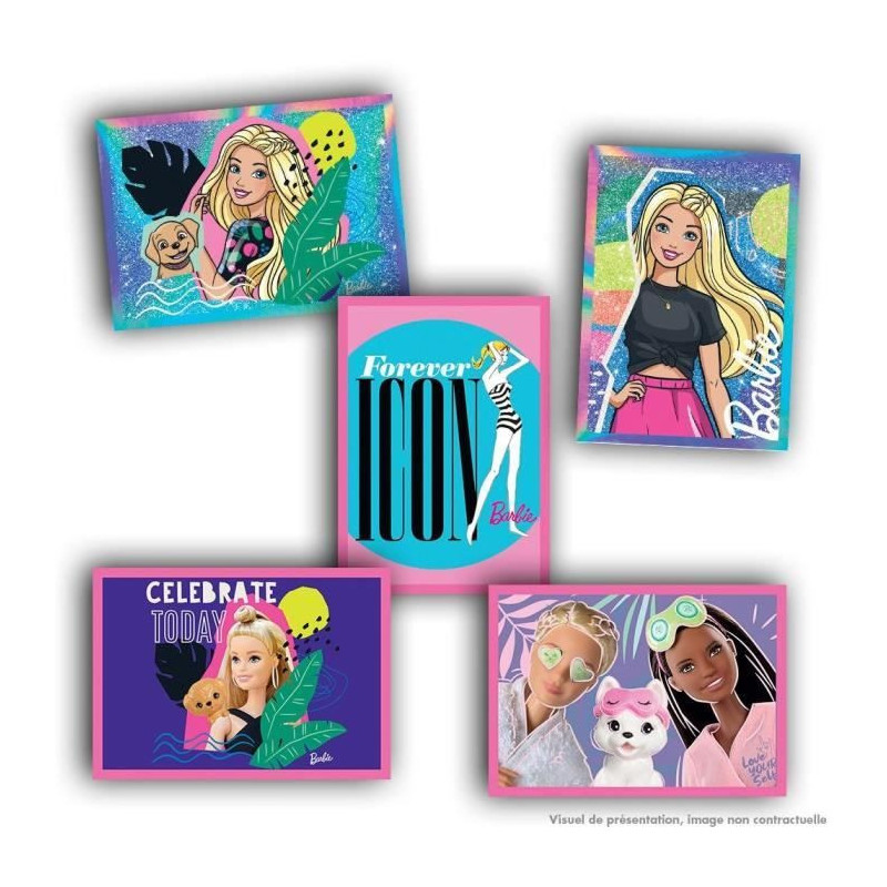 Album - PANINI - Barbie 65th Anniversary - 192 stickers - Special effe