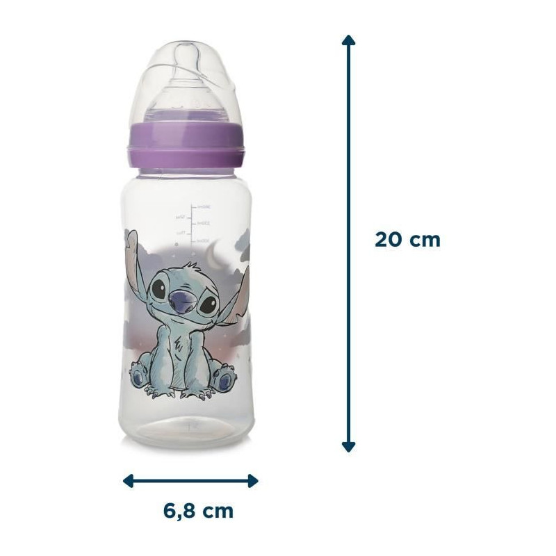 Baby bottle - THERMOBABY - 360 ml - Lilo & Stitch