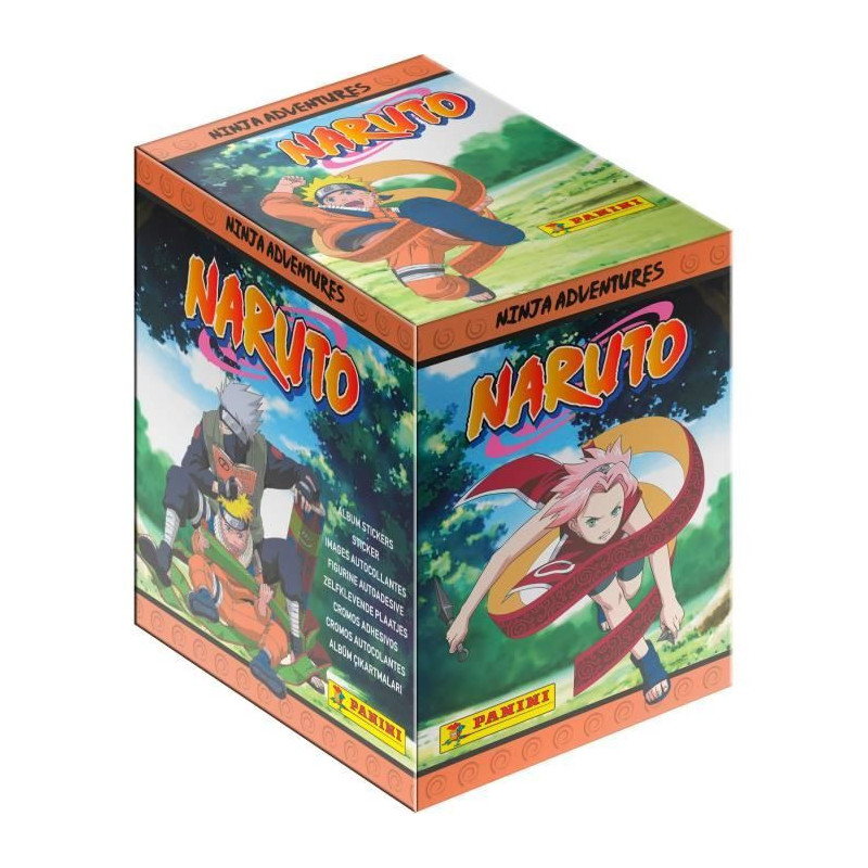 Box of 36 sleeves - PANINI - NARUTO - The adventures of a ninja - 180