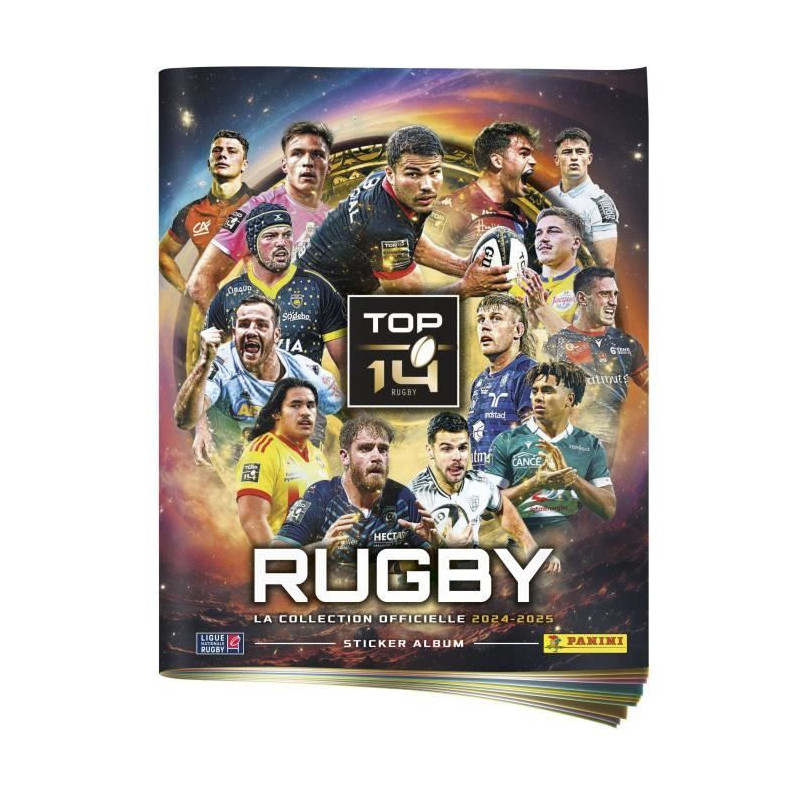 Starter Pack - PANINI - Rugby Top 14 2024-2025 - Album - 2 sleeves - 2