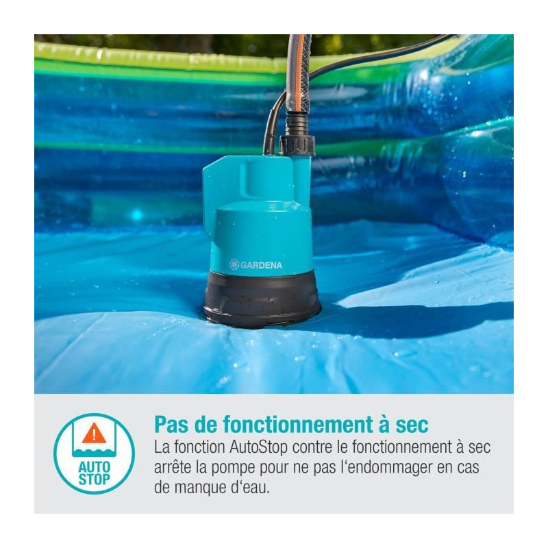Gardena Shape Pump Light Water 200/2 Li-ion 18V P4A-Max 2000L/H & Pres