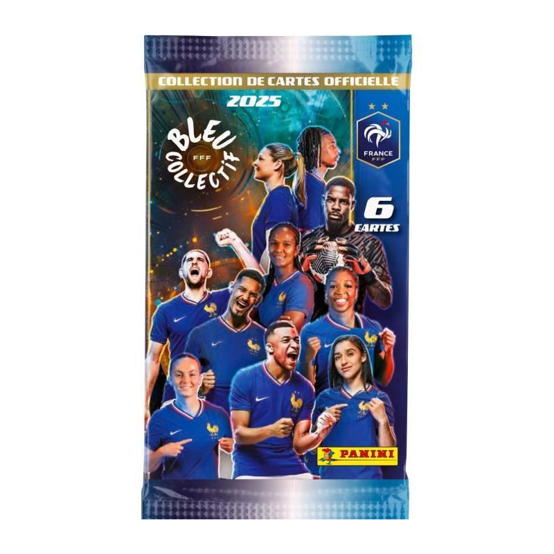 Blister - PANINI - FOOTBALL FEDERATION 2025 TC - 3 sleeves + 1 free -