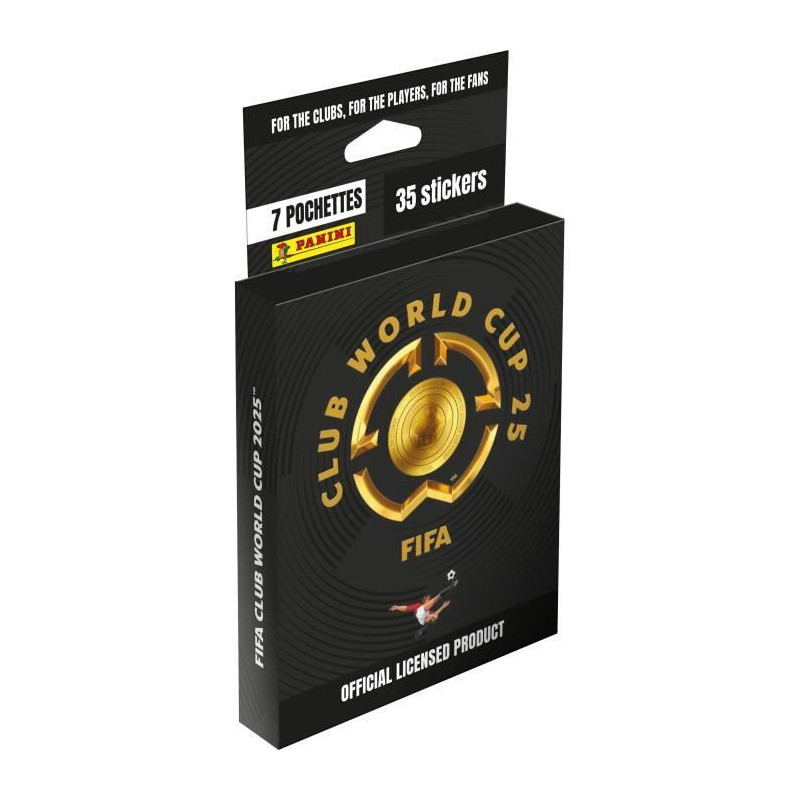 Blister pack - PANINI - CLUBS WORLD CUP 2025 - 7 pockets - 35 Stickers