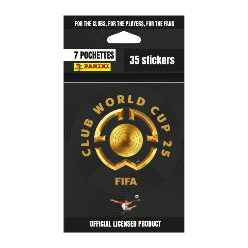 Blister pack - PANINI - CLUBS WORLD CUP 2025 - 7 pockets - 35 Stickers