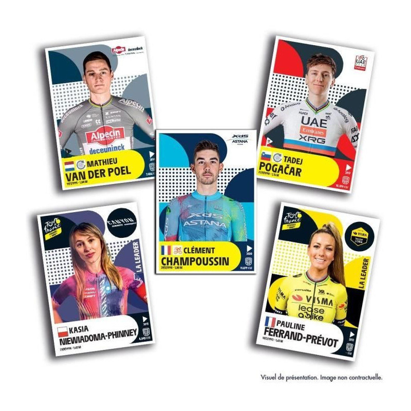 Blister - PANINI - TOUR DE FRANCE 2025 - 10 pockets + 1 free - 55 stic
