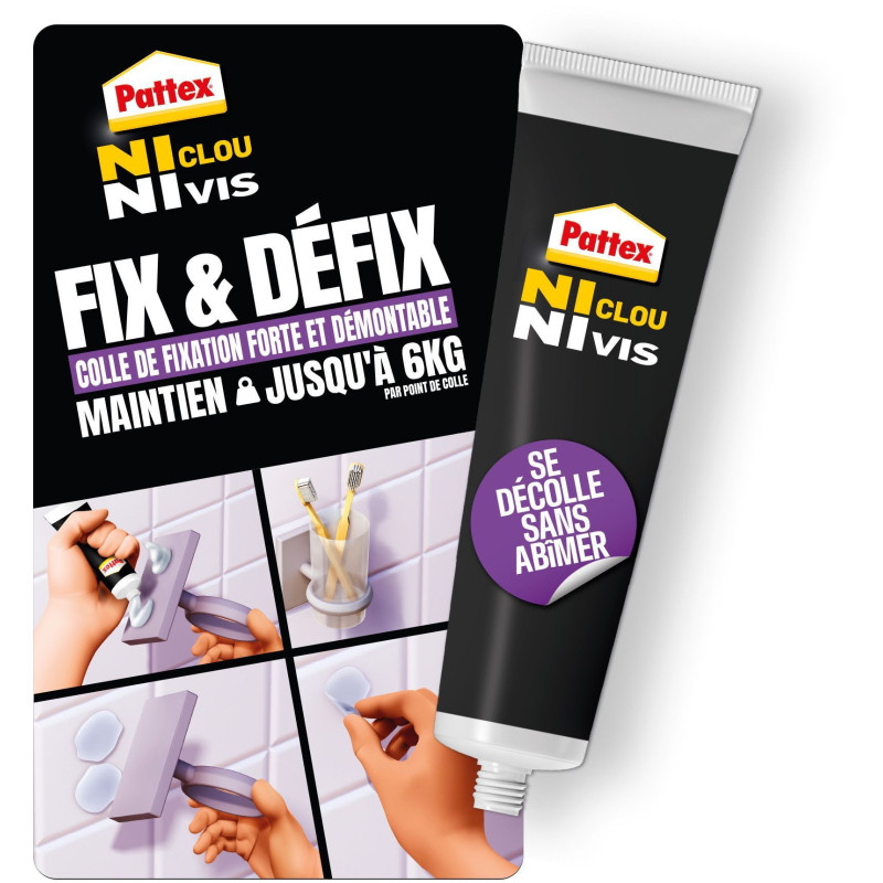 Fixing Glue - PATTEX - 2970856 - No nails or screws - Fix & Défix - T
