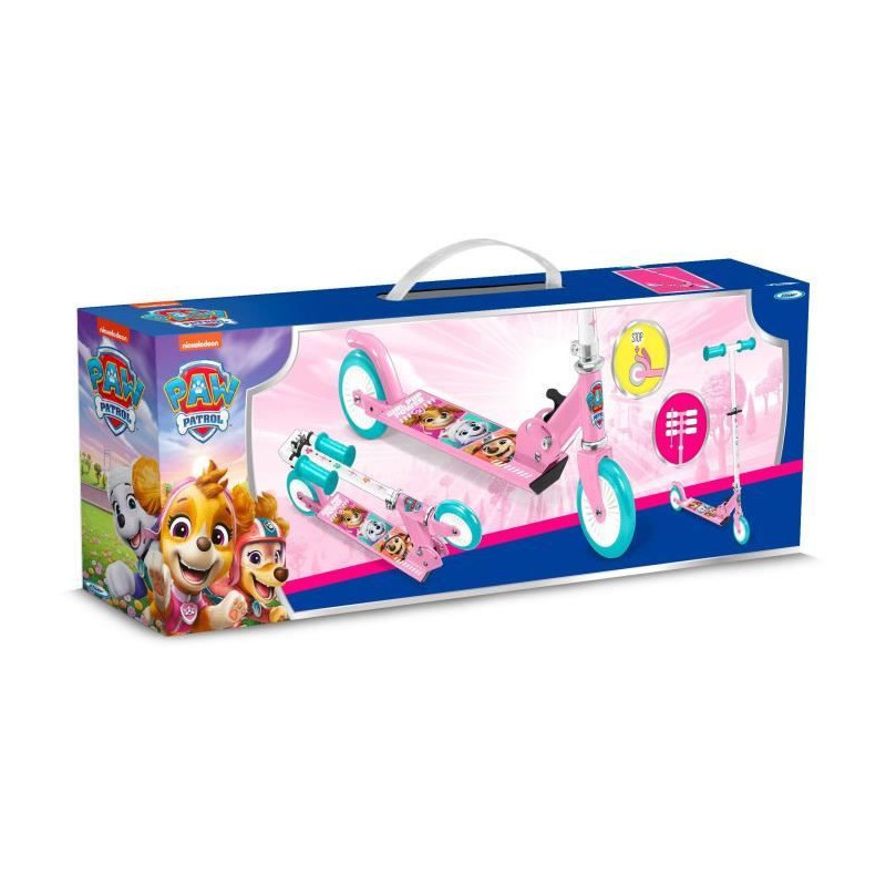 Foldable scooter - PAW PATROL - Pink