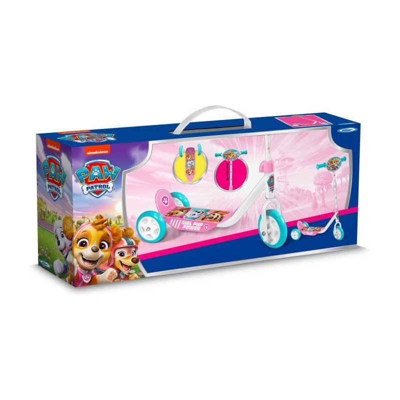 3-wheel scooter - PAW PATROL - Pink