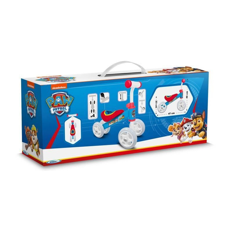 4-wheel balance bike carrier - PAW PATROL - PAT PATROUILLE - My first